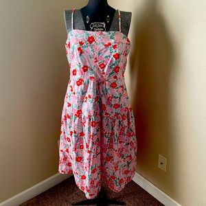 Pink garden party dress